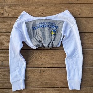 Golden State Warriors Crop Vintage Sweatshirt